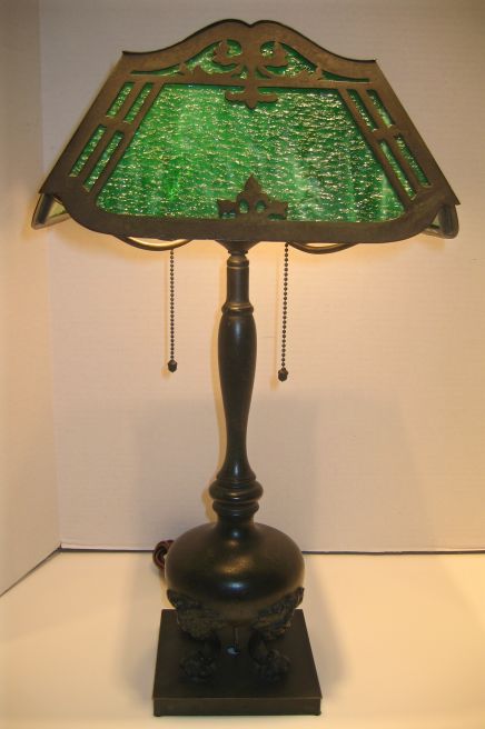 Pairpoint Lamp-Signed Shade and Base circa 1910 