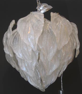 MURANO GLASS MEZZEGA CHANDELIER-1960's