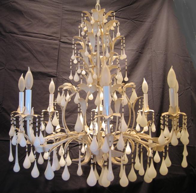 Murano Glass 1960's Chandelier