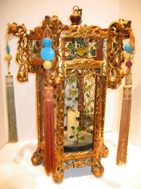 Chinese Carved Lantern-19th Century