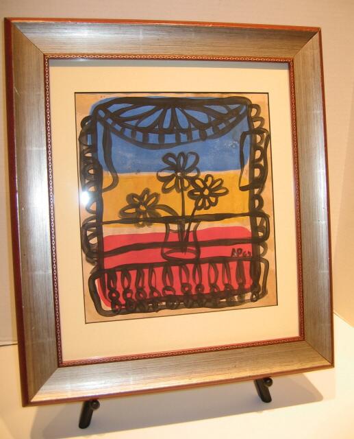 Amelia Pelaez Original Painting Signed Dated 1967