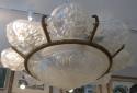ART DECO SABINO GLASS CHANDELIER