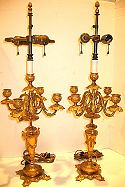 Bronze candelabras 19th century