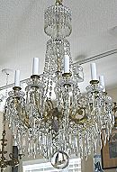 19th Century Baccarat Crystal Chandelier