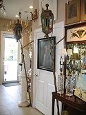 Rare Pair Turn of The Century Venetian Pole Lanterns-93